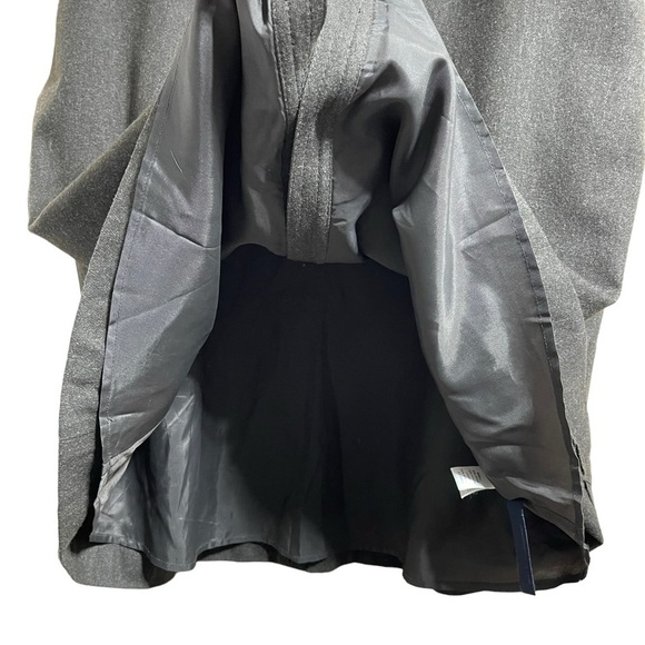 Banana Republic Wool Blend Button Front A-Line Modest Skirt Women's Size 8 - Picture 4 of 7